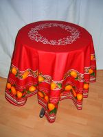 Citron de Menton rouge Tischdecke